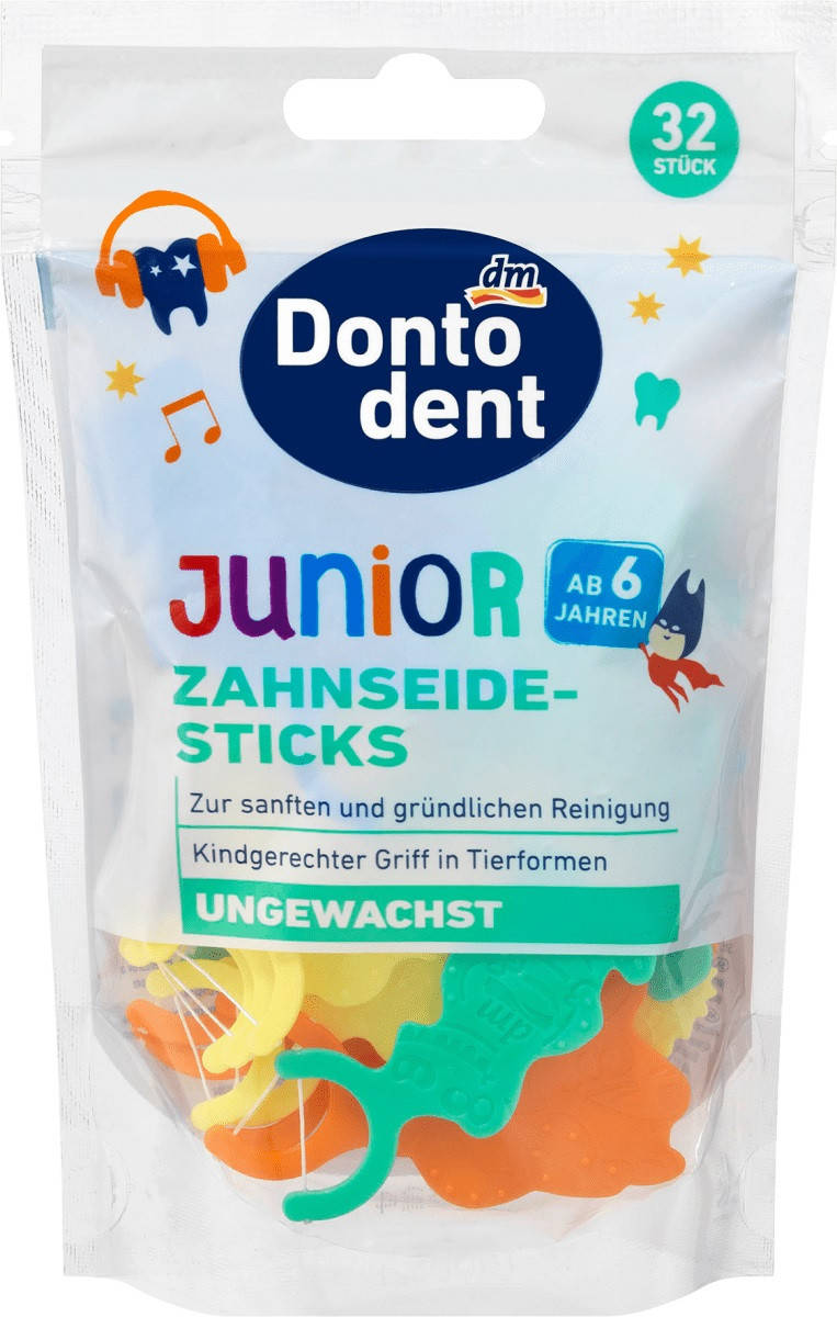 

Dontodent Zahnseide-Sticks Junior Детские флоссы 32 шт.