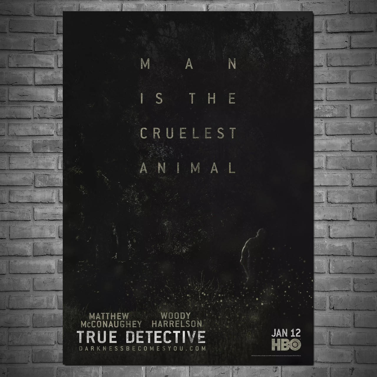 

Плакат "Настоящий детектив, сериал, True Detective" (артикул 1572) 42, Полуглянец, 30