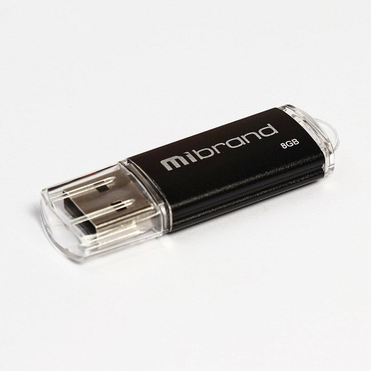 

Flash Mibrand USB 2.0 Cougar 8Gb Black, Черный