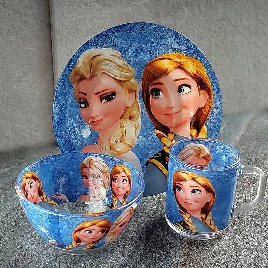 

Набор детский для обеда HLS Холодное сердце 3 предмета (A9551/20), Разные цвета