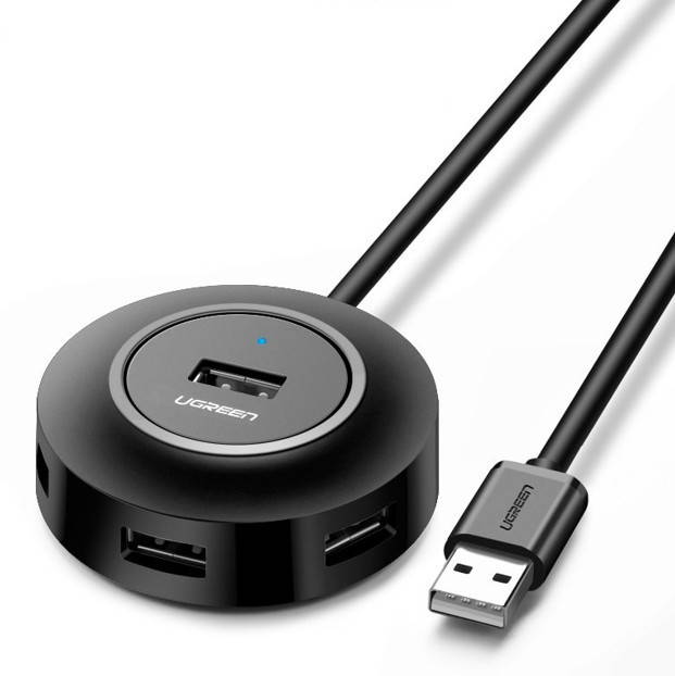 

​USB-хаб концентратор переходник Ugreen USB 2.0 4 Port Hub