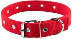 

Нашийник брезентовий подвійний безрозмірний (ширина-35мм, довжина - 26-54 см) червоний, Красный