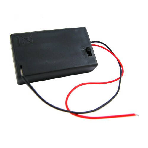 

Холдер на 3х ААА батареи, 4.5V кейс, питание Arduino, батарейный отсек
