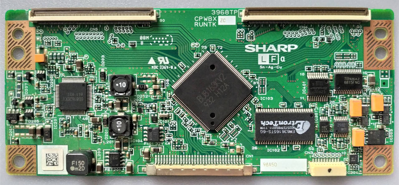 

Плата T-CON SHARP RUNTK 3968TP для LCD панелей
