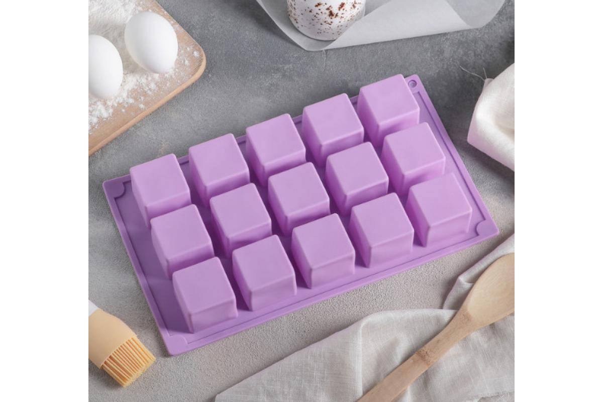 

Форма силиконовая 15 кубиков