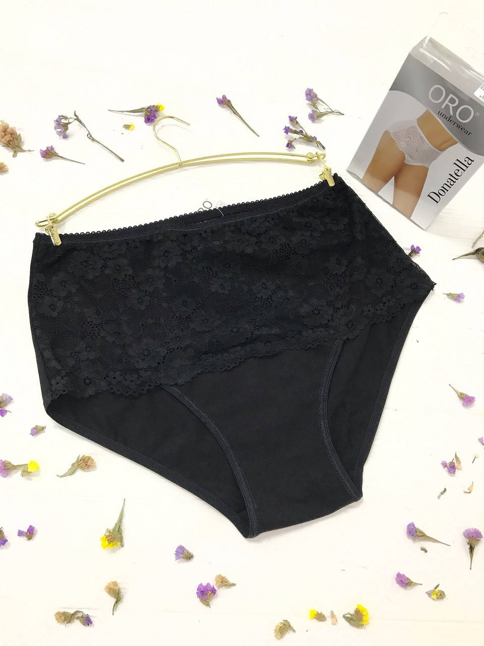 

Oro Donatella трусики жіночі чорні (1шт) Oro (XL), Черный