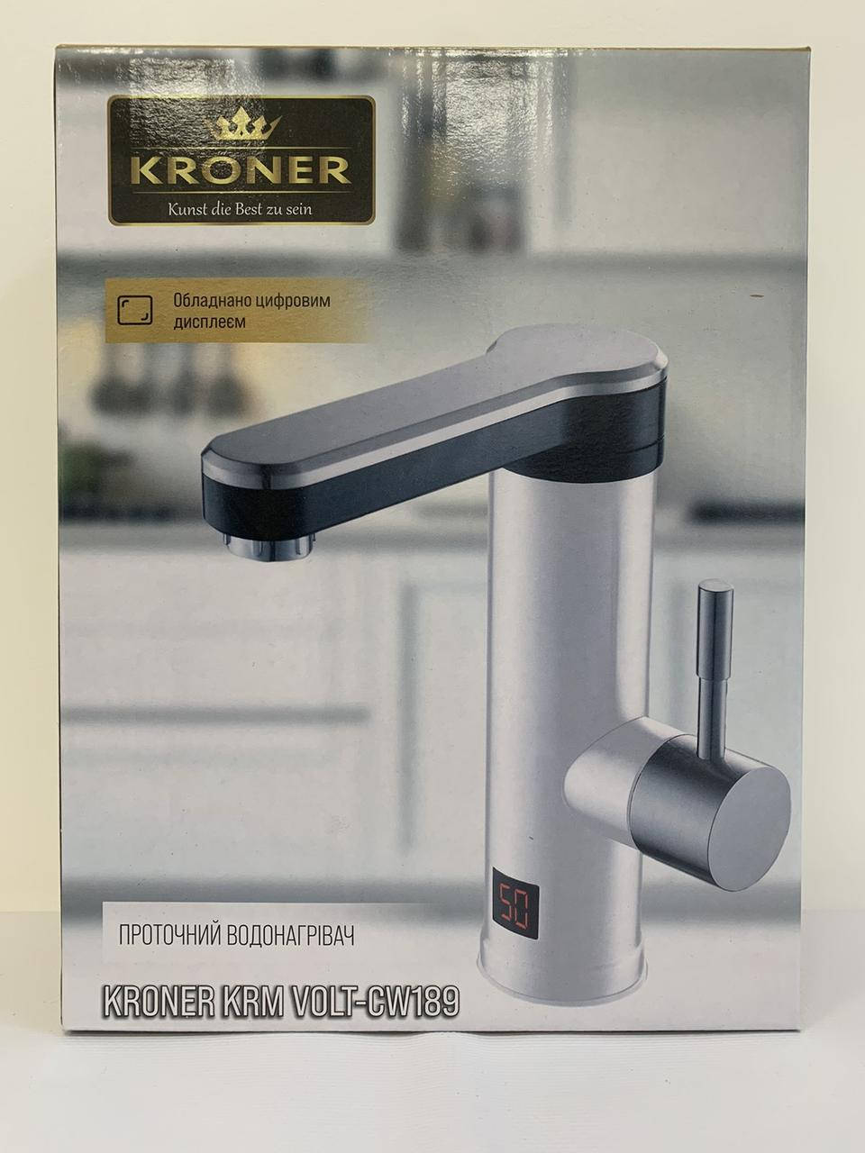 

Кран проточный водонагреватель Kroner KRМ Volt-CW189 электрический