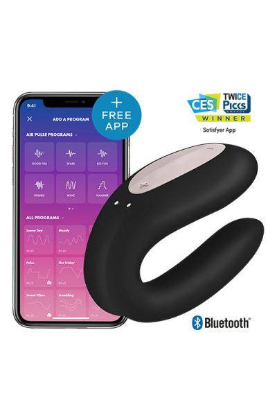 

Вибромассажер для пар SATISFYER DOUBLE JOY BLACK, Черный