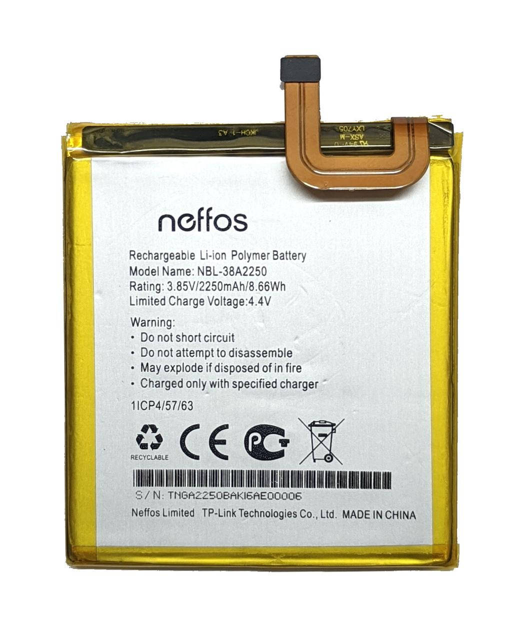 

Аккумулятор для TP-Link Neffos X1 TP902A NBL-38A2250