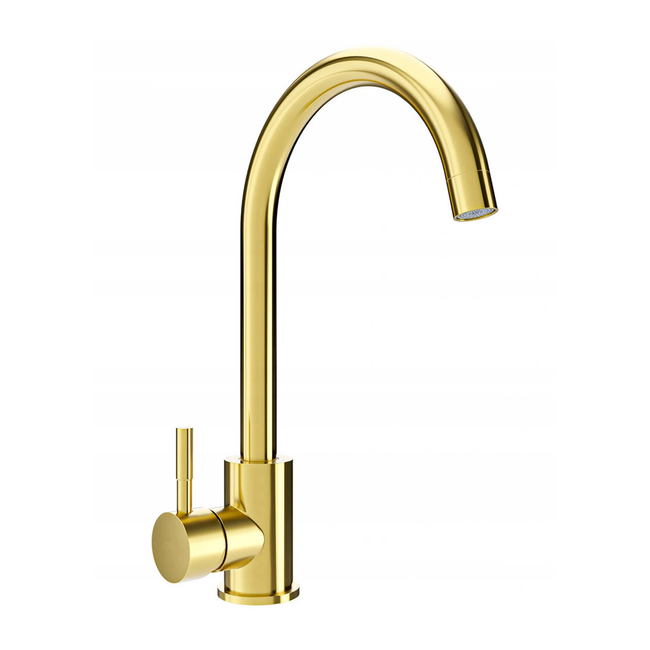 

Золотой смеситель для кухни Yoka Felicia Gold, Золотистый