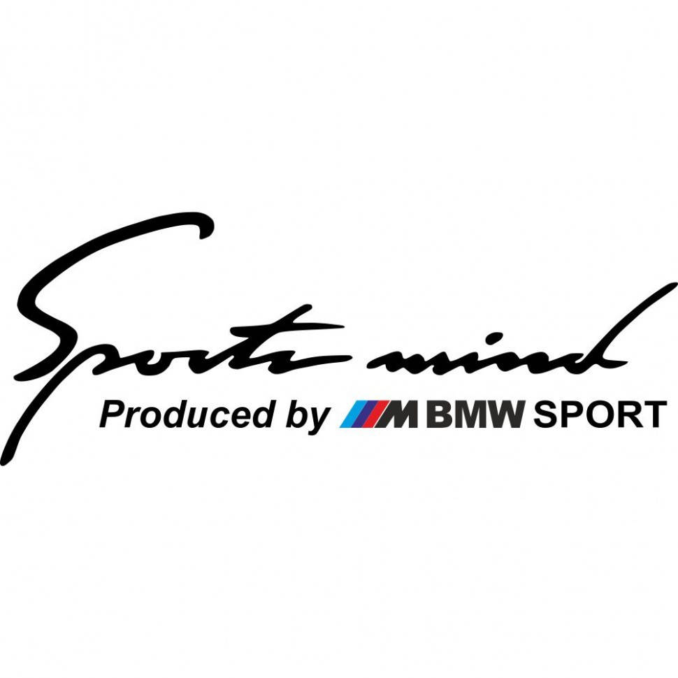 

Виниловая наклейка на автомобиль - Sports mind M BMW Sports