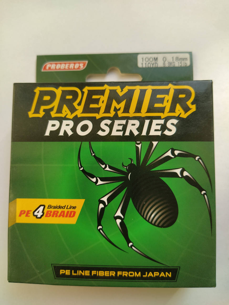 

Шнур Proberos Premier Pro Series PE 4, Желтый