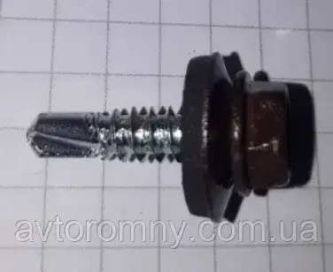 

Саморез метал под ключ 19мм с шайбой коричневая шляпка под ключ 8