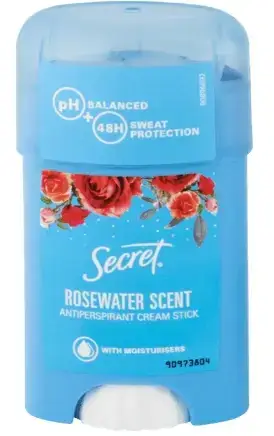 

Кремовый антиперспирант Secret "Rosewater Scent" (40мл.)