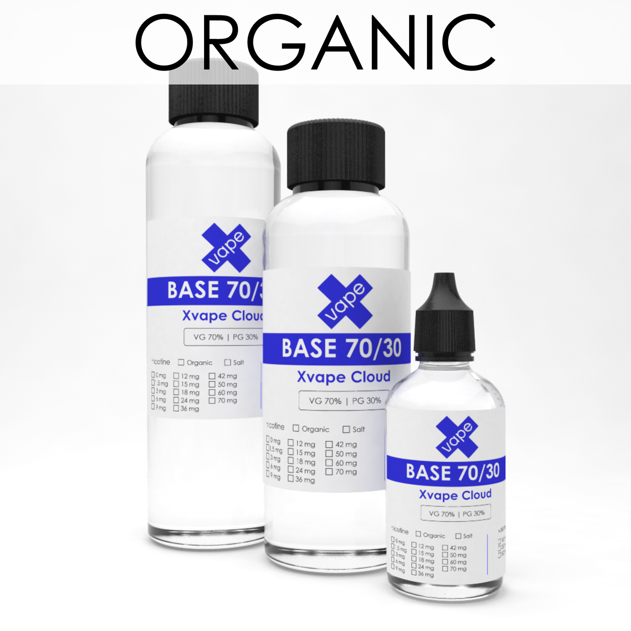 

База Cloud 70vg/30pg 100/250/500мл для самозамеса органическая