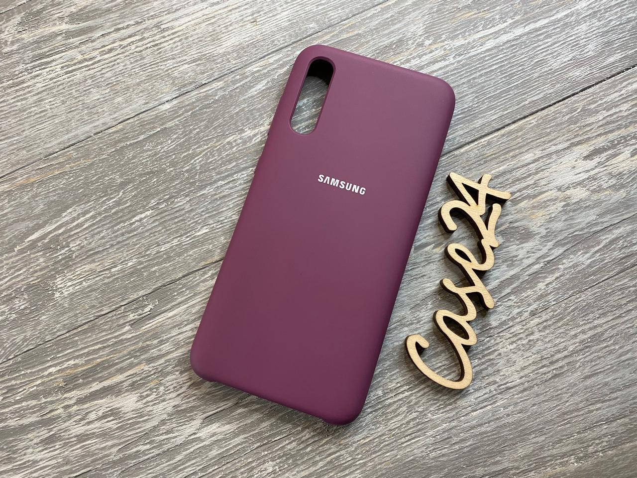 

Чехол Soft touch для Samsung Galaxy A70 (8 цветов) баклажановый