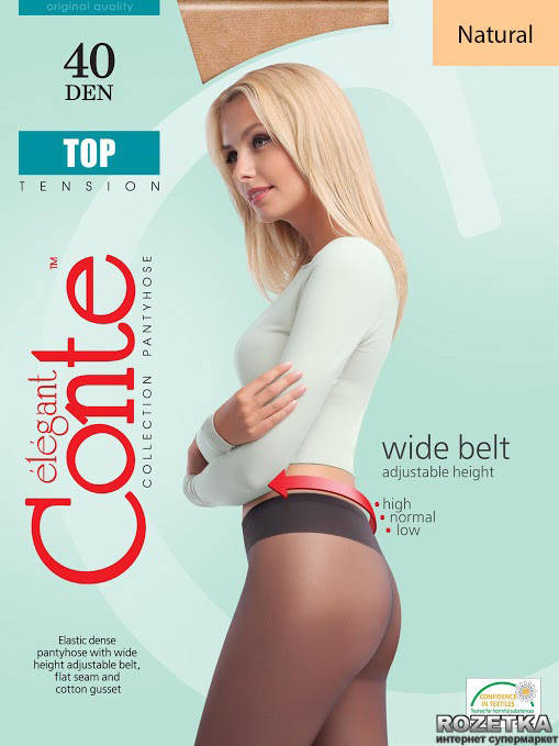 

Капроновые колготки Conte - Top, 40 den