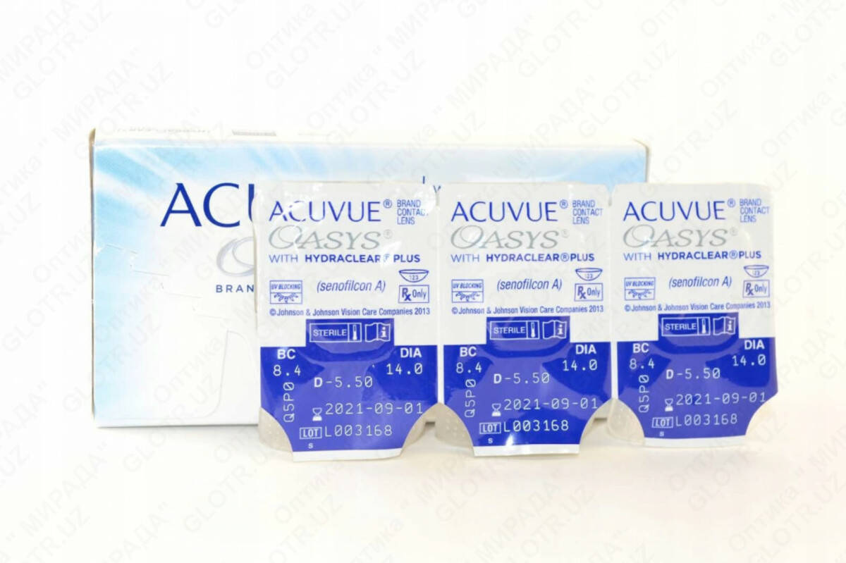 

Контактная линза ACUVUE OASYS (Акувью Оазис от Джонсон & Джонсон) цена за 1 линзу