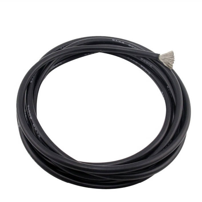 

Провод силиконовый 6 AWG - 13,3 кв.мм (3200х0,08) 1 м Черный