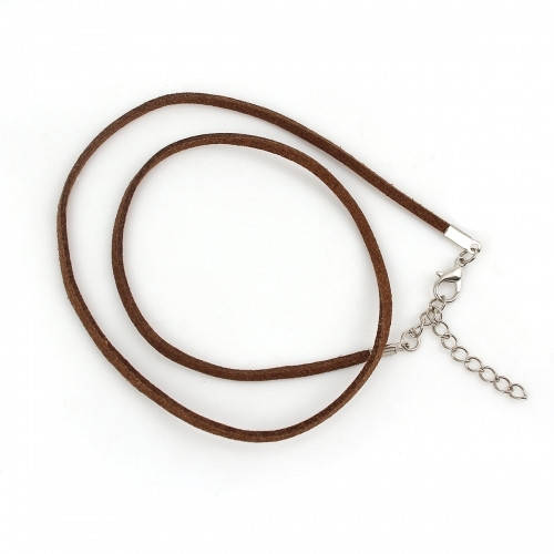 

Шнур, Основа, Искусственная замша, Цвет: Кофейный, 47.5 см