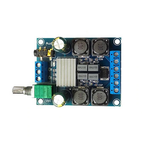 

Плата звукового стерео усилителя D-КЛАССА XY-502, TPA3116, 2*50W СТЕРЕО