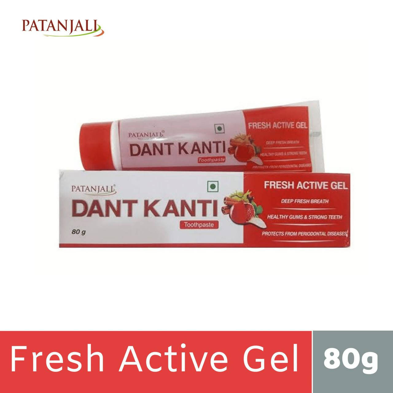 

Гель Дант Канти Гранат Патанджали 80 г (Dant Kanti Fresh Active Gel Patanjali)
