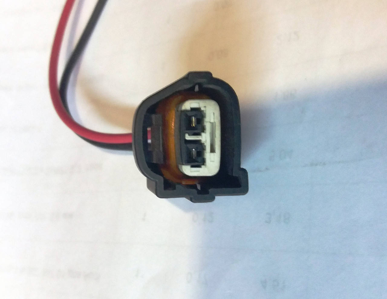 

Разъём 2 pin катушки зажигания чёрный Toyota Hundai