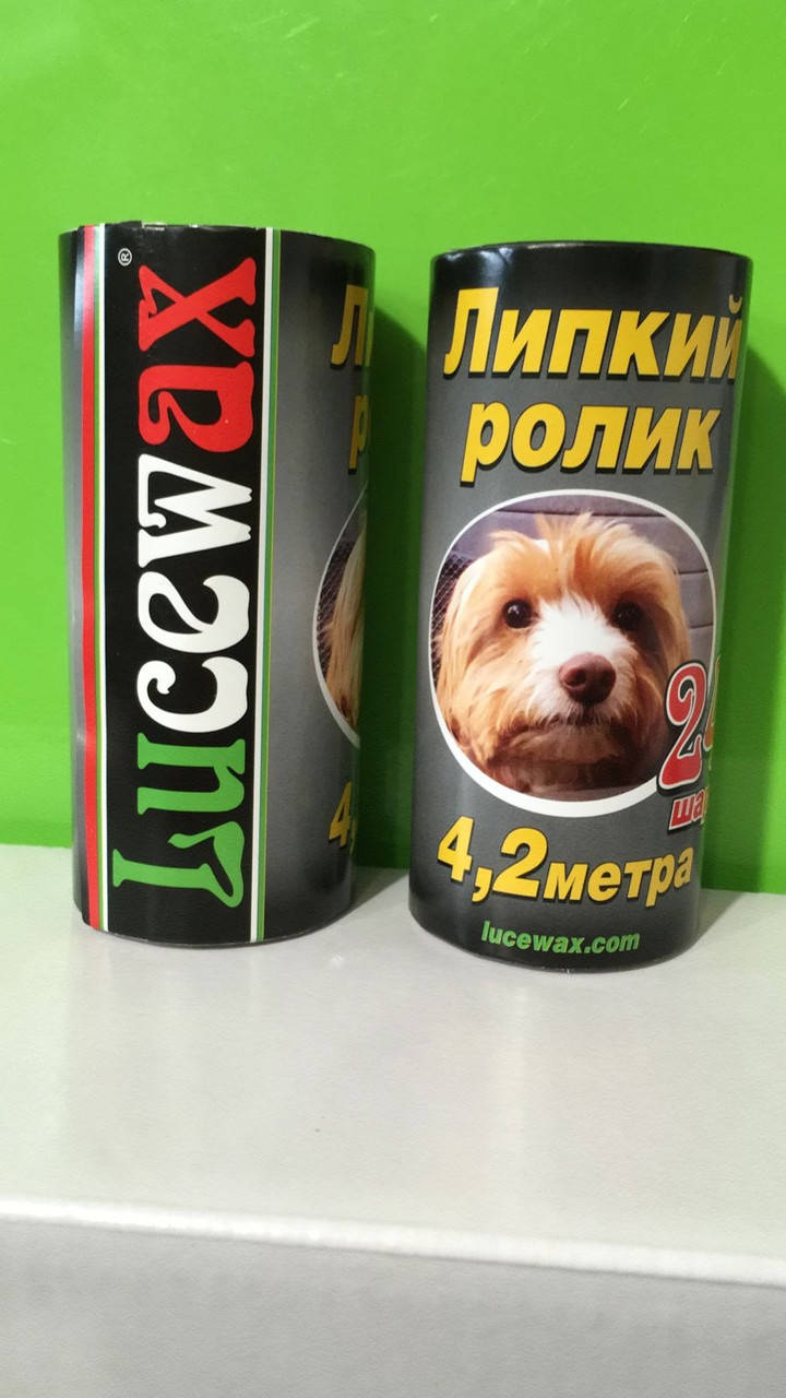 

Липкий ролик запаска 2 х 4,2 метра LUCEWAX, Белый