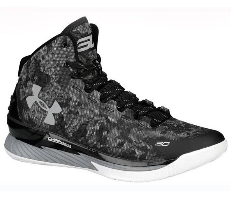 

Мужские баскетбольные кроссовки Under Armour Curry One Grey/Black, Черный