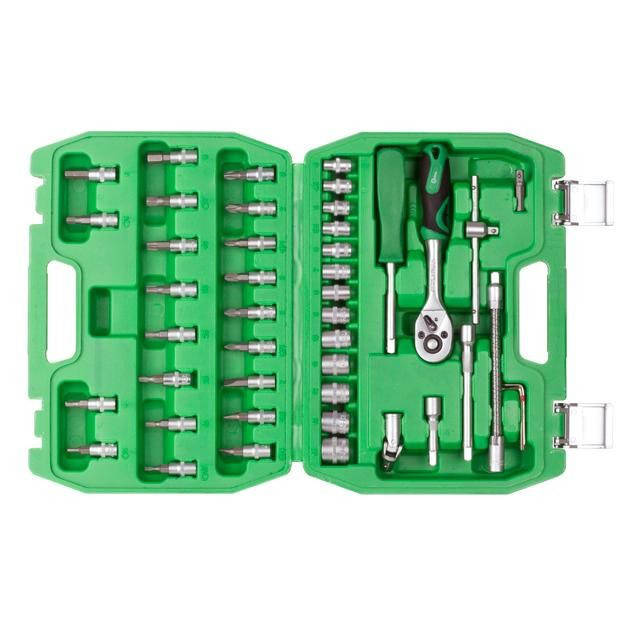 

Професійний набір інструментів 46шт, 1/4" ET-6046 INTERTOOL