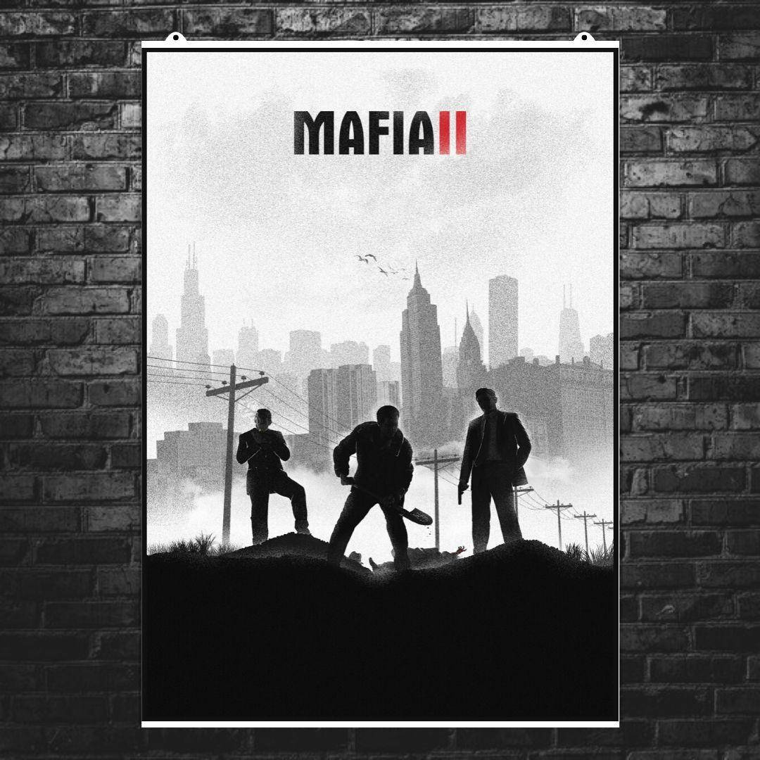 

Постер "Mafia 2, Мафия 2. Минималистичный постер". Размер 42x28см (A3). Полуглянец
