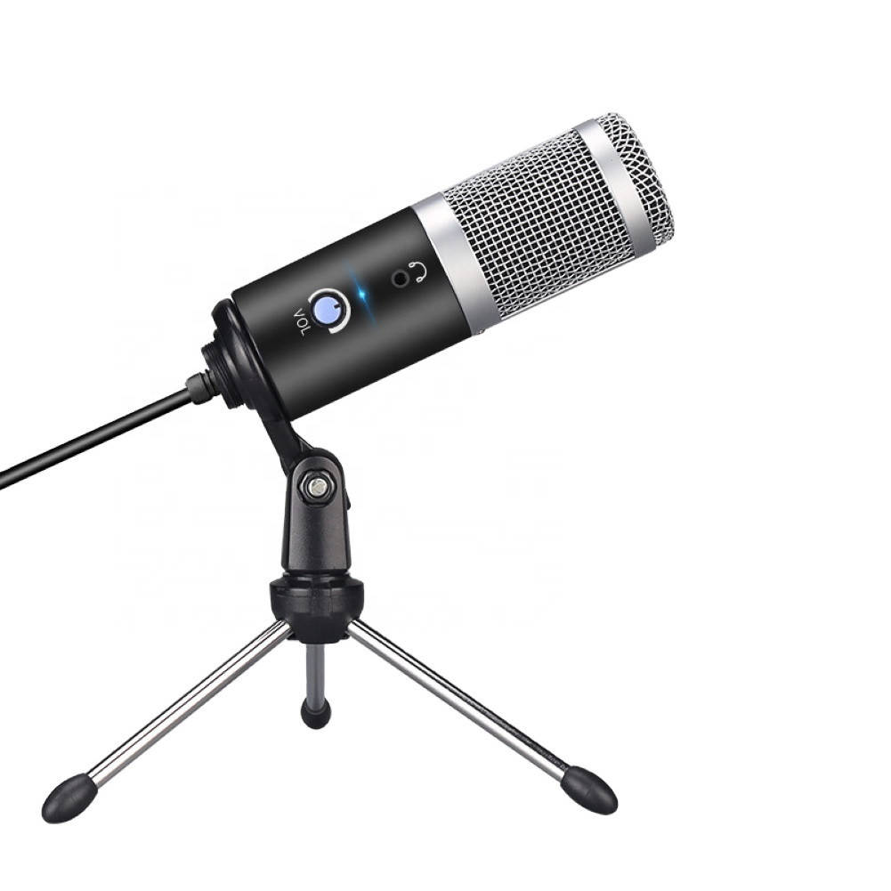 

Студийный конденсаторный USB микрофон для компьютера 4sport (MA-AK5)