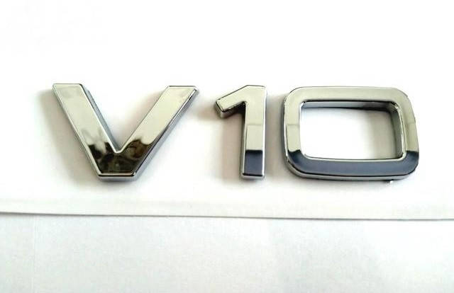 

Шильдик надпись V10 на крыло AUDI