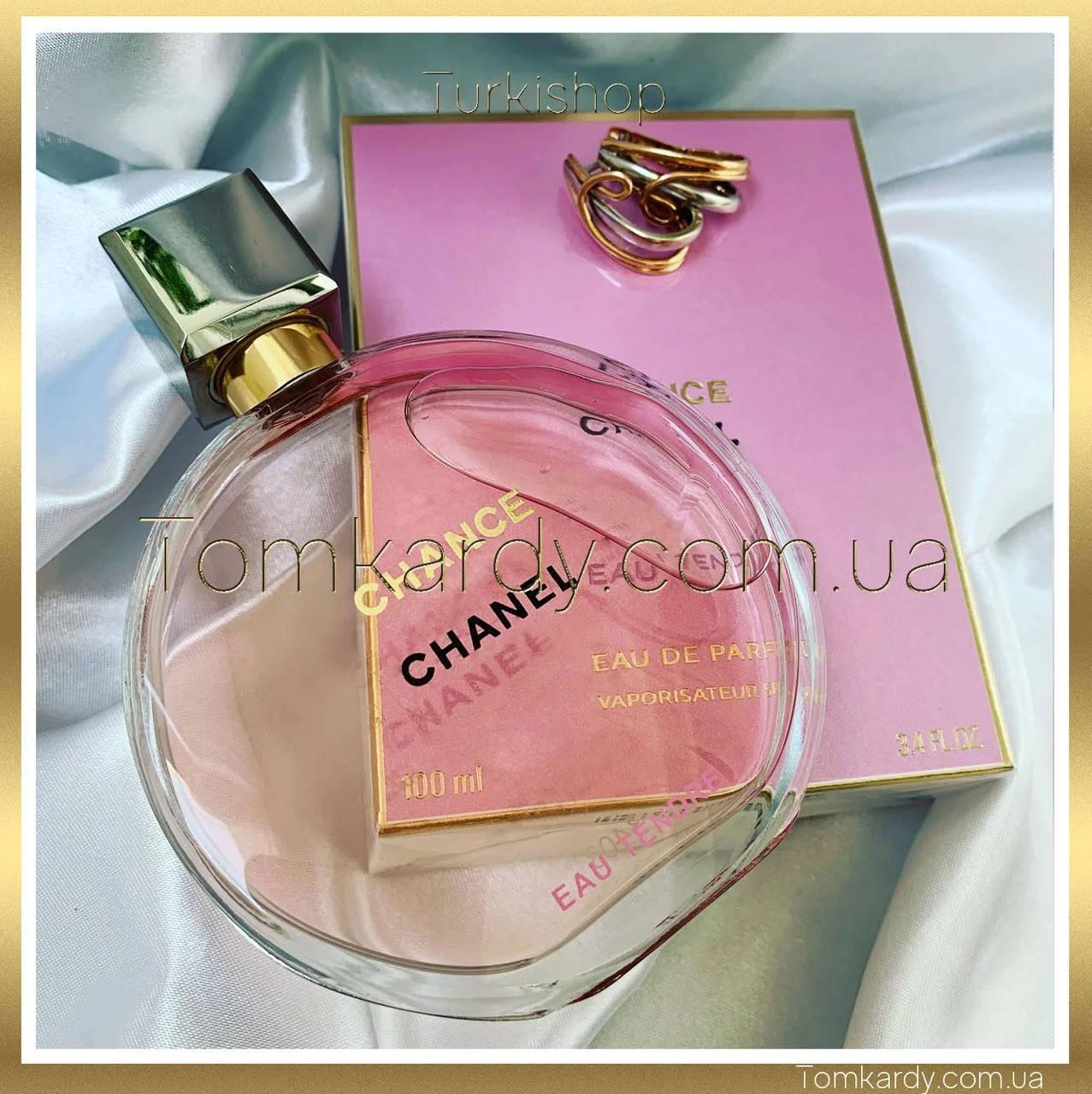 

Женские духи Chanel Chance Eau Tendre edp 100 ml. Шанель Шанс Тендер Парфюм 100 мл.