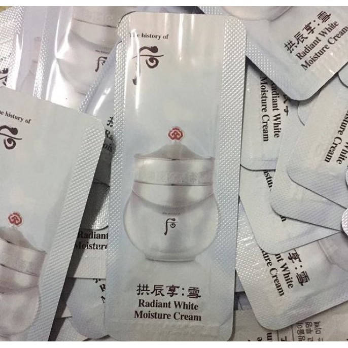 

The history of Whoo Whitening & Moisture Cream 1ml, Крем увлажняет и борется с пигментацией