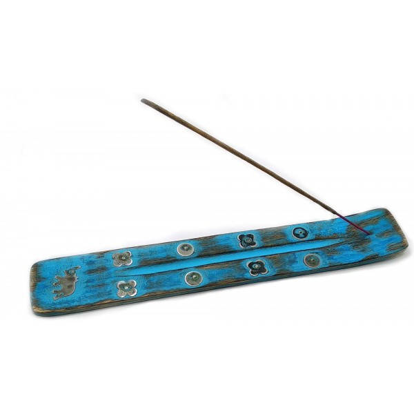 

Підставка під пахощі "Слон" синя (26х4,5х0,5 см), Синий