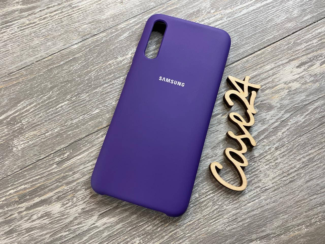 

Чехол Soft touch для Samsung Galaxy A70 (8 цветов) фиолетовый