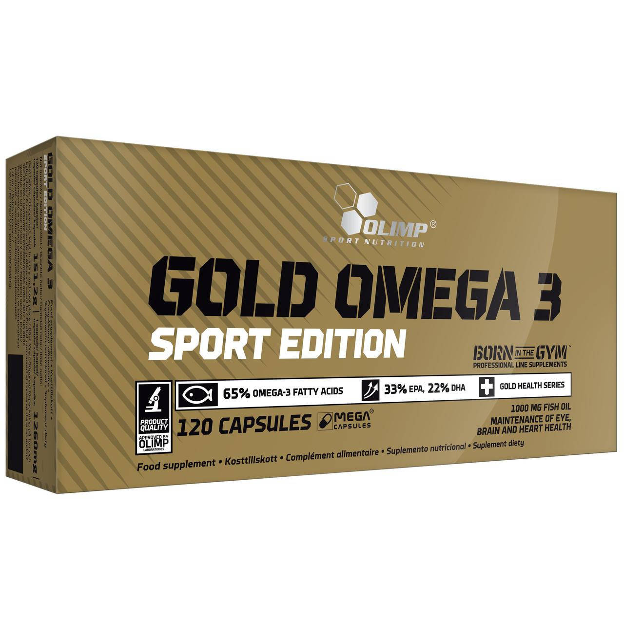 

Gold omega 3 65% Sport Edition Olimp Labs 120 caps