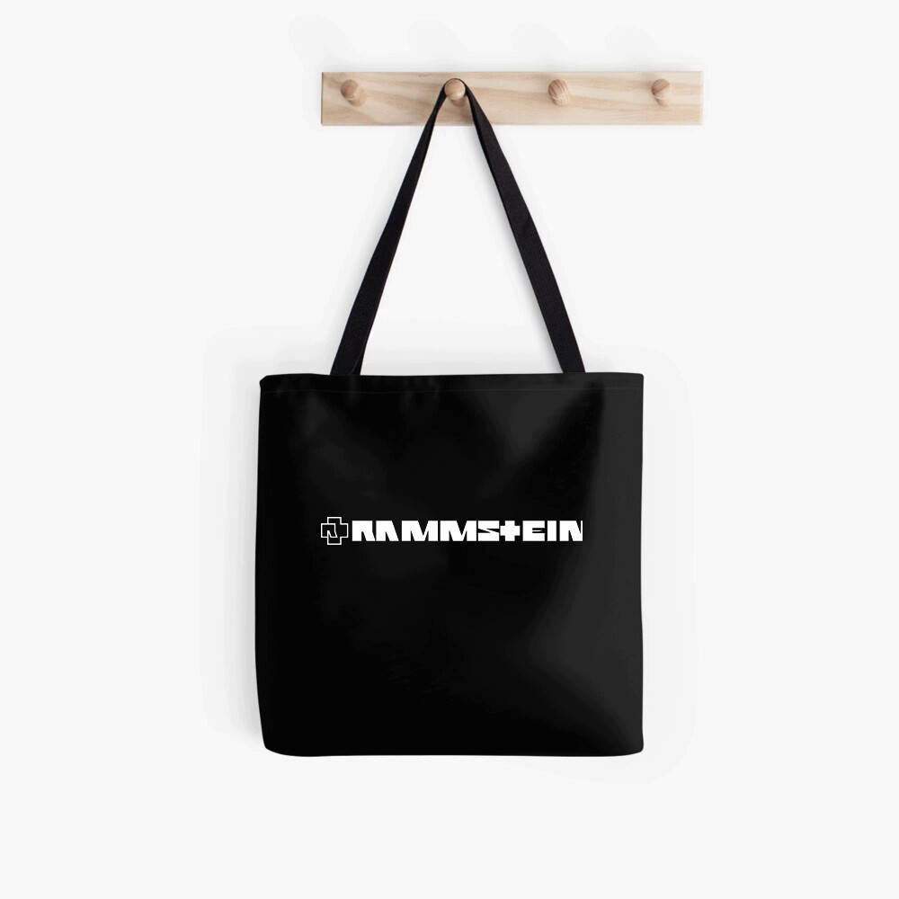 

Эко сумка шоппер Rammstein Logo унисекс сумки Рамштайн, Черный