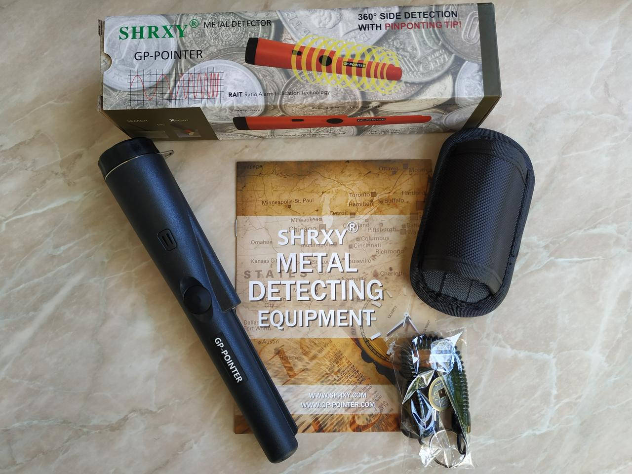 

Пинпоинтер целеуказатель GP-Pointer SHRXY, Металлоискатель, Морковка GP Pointer поинтер пин, Черный