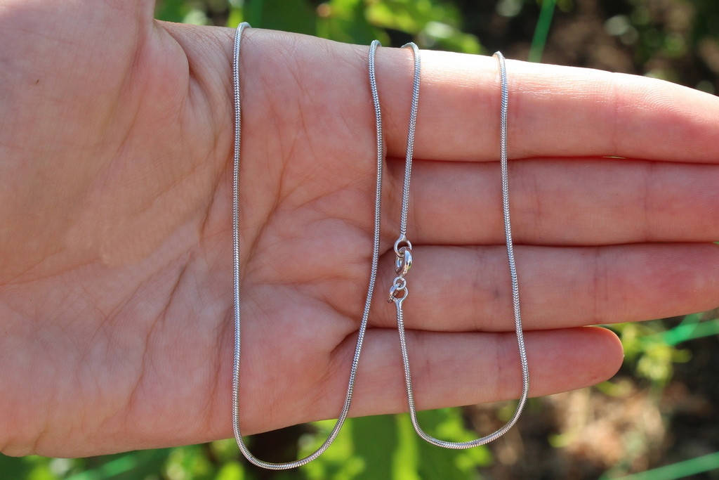 

Цепь Xuping Jewelry жгут 50 см 1 мм серебристая