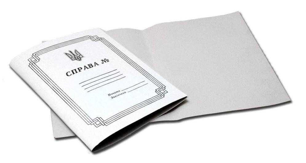 

Папка без механизма А4, картон "Справа"