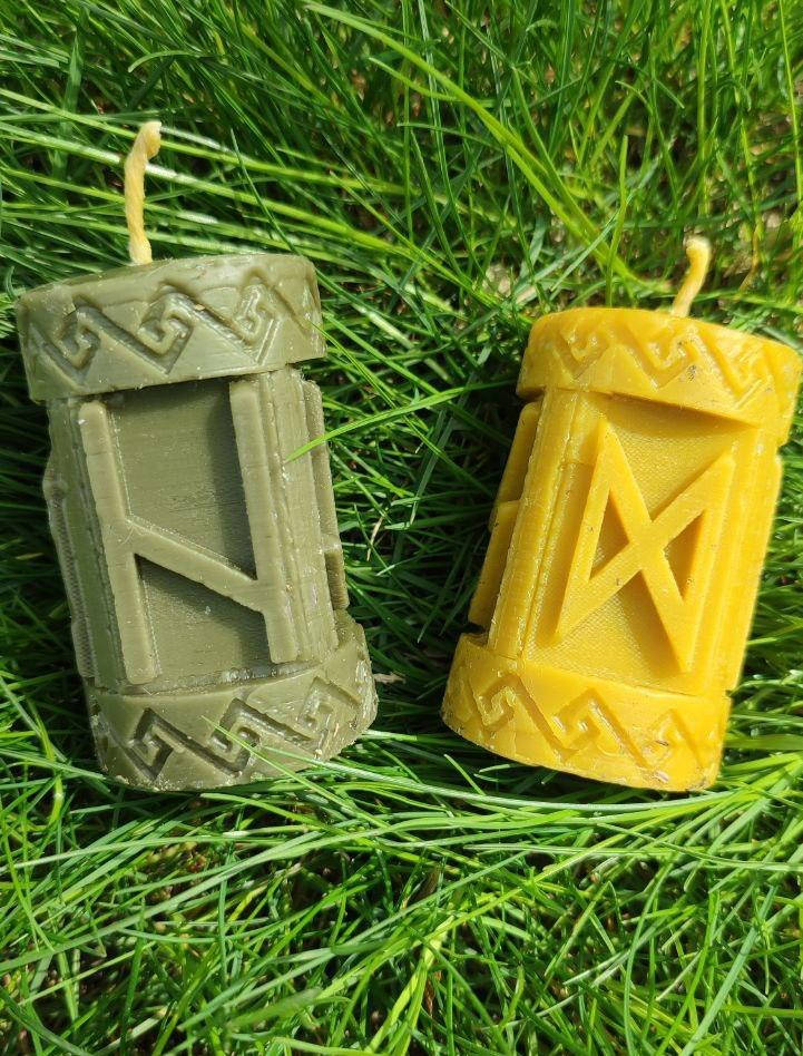 

Набор Свечей рунических Фортуна. Комплект из 2х свечей - Трансформация и Удача, успех.