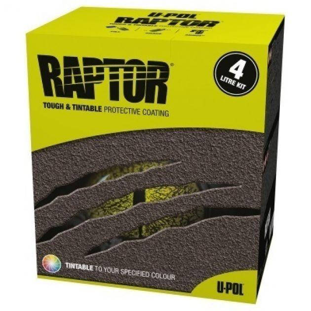 

U-POL Raptor Защитное покрытие колорируемое 4 литра-комплект RLB/S4