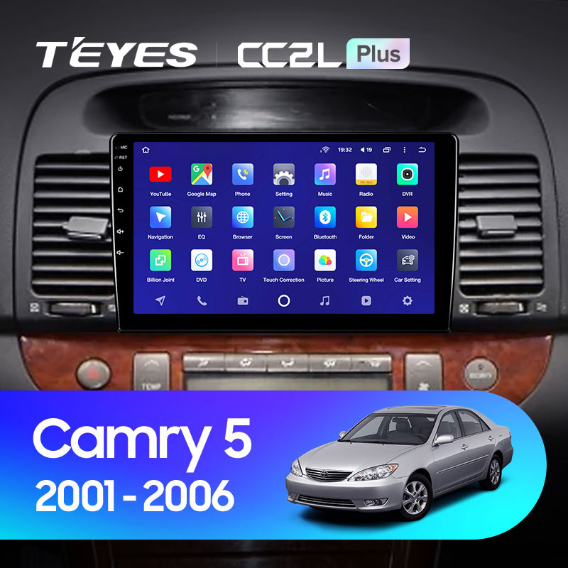 

Штатная магнитола Teyes для Toyota Camry 5 XV 30 2001 - 2006 Android