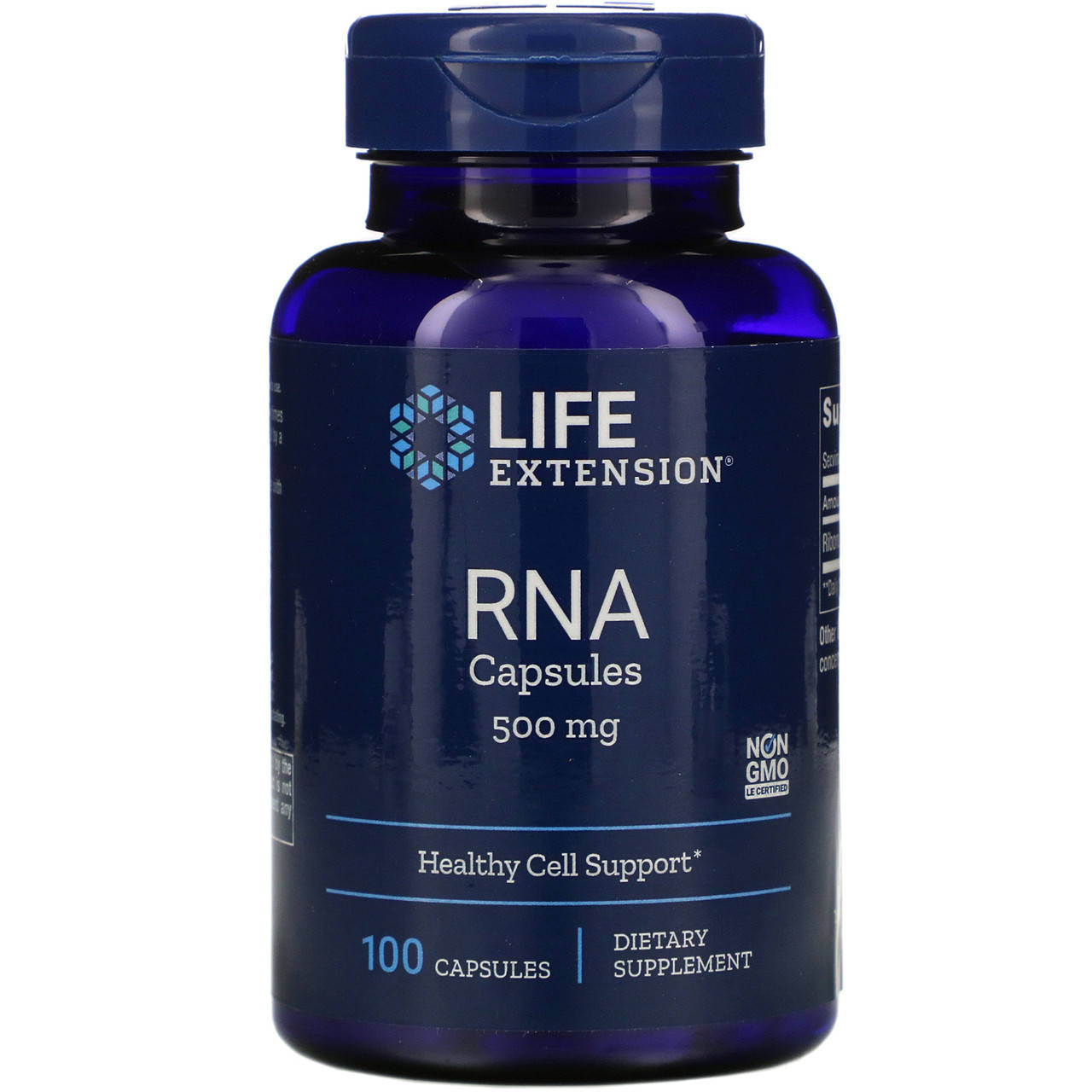 

Рибонуклеиновая кислота Life Extension "RNA Capsules" 500 мг (100 капсул)