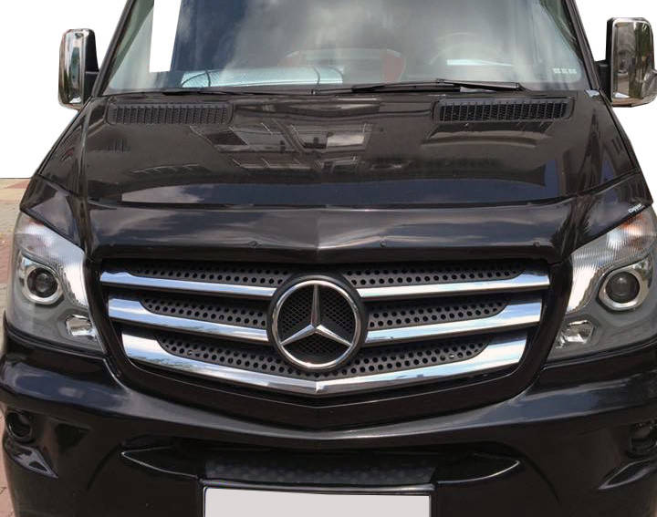 

Mercedes Sprinter 2006-2018 гг. Дефлектор капота 2013-2021 (V1, EuroCap)