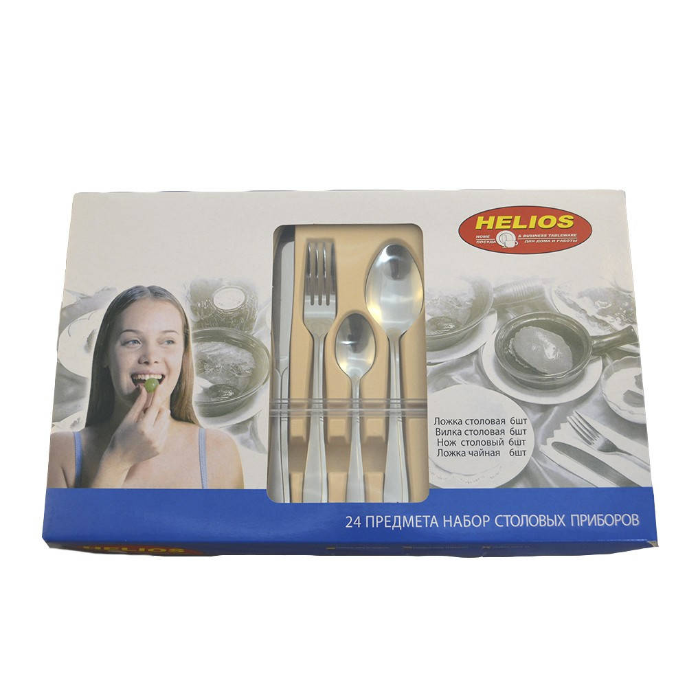 

Набор столовых приборов Helios нержавеющая сталь 24 шт (BC-65)