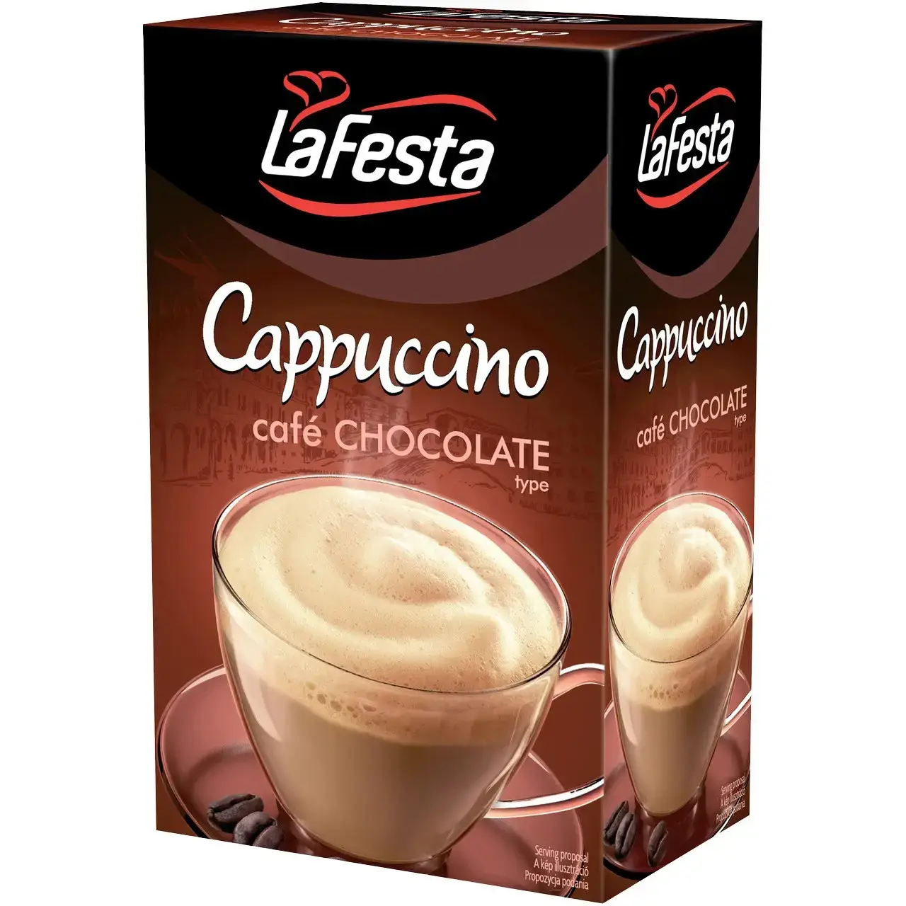 

Кофейный напиток La Festa Cappuccino Chocolate (10х12.5 г) Ла Феста Шоколадный