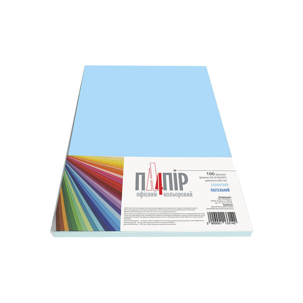 

Бумага А4 IQ Color МВ30 голубой /100л